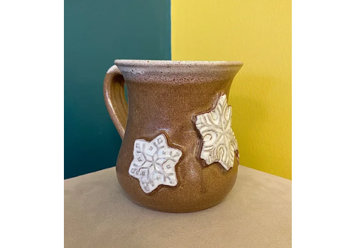 Mudworks Pottery Snowflake Mug   Mudworks Pottery Snowflake Mug