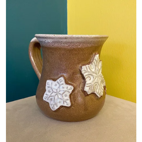  Mudworks Pottery Snowflake Mug 