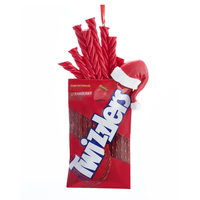Twizzlers With Santa Hat Ornament