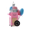 Kurt Adler Glass Cotton Candy Cart Ornament