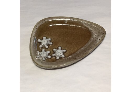 Mudworks Pottery Snowflake Spoon Rest   Mudworks Pottery Snowflake Spoon Rest