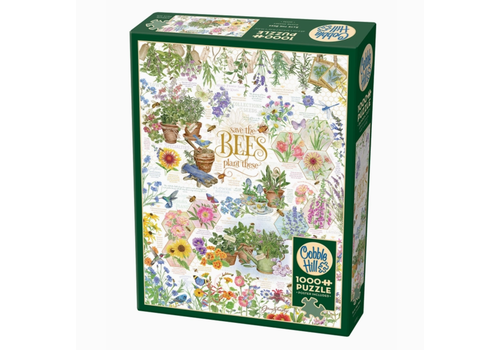  Outset Games & Cobble Hill Puzzles Save the Bees Puzzle 1000 PC 