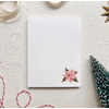 emily lex studio Christmas Notepad Poinsettia
