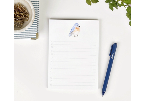 emily lex studio Checklist Notepad Bluebird   emily lex studio Checklist Notepad Bluebird