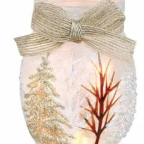  Stony Creek Winter Wonderland Pre-Lit Small Jar 