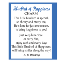 Bluebird of Happiness Charm