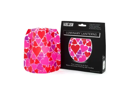  Modgy Luminary Lantern Luvdub Hearts 