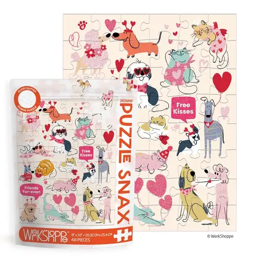  WerkShoppe Friends Fur-Ever Puzzle 48 PC 