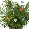 Clever Goods Small Copper Enamel Flower on Stake