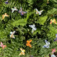 Small Enamel Butterfly on Stake