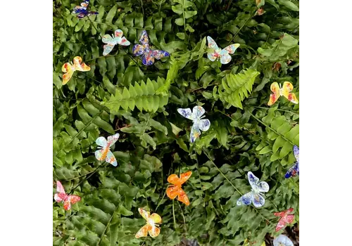  Clever Goods Small Enamel Butterfly on Stake 