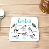 Sarah Edmonds Illustration Tits Bird Coaster