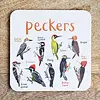 Sarah Edmonds Illustration Peckers Bird Coaster