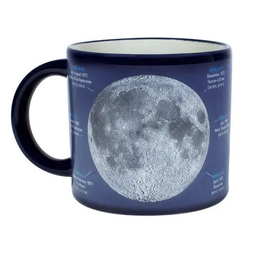  Unemployed Philosophers Guild Moon Heat-Changing Mug 