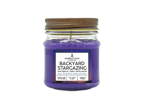  Nubble Light Candle Backyard Stargazing Soy Candle 8 oz 