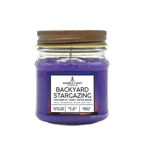  Nubble Light Candle Backyard Stargazing Soy Candle 8 oz 