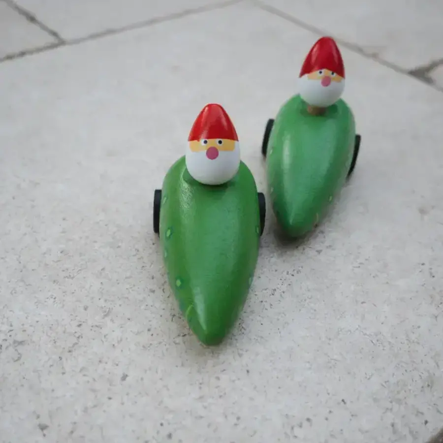 Pull Back Garden Gnome