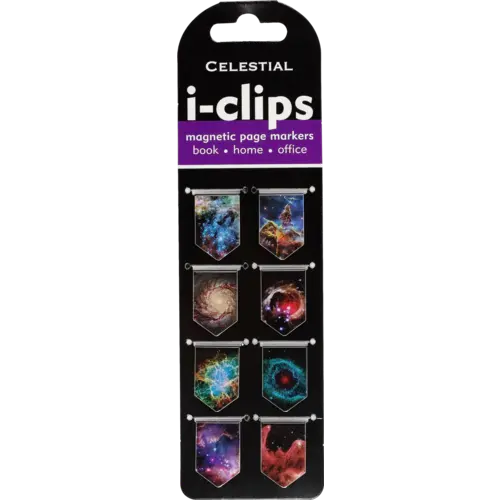  Peter Pauper Press Celestial I-Clips Magnetic Page Markers 