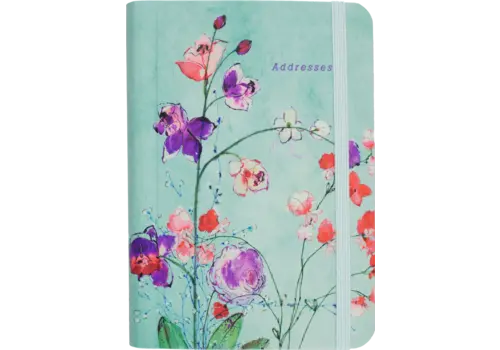 Peter Pauper Press Fuchsia Blooms Address Book   Peter Pauper Press Fuchsia Blooms Address Book