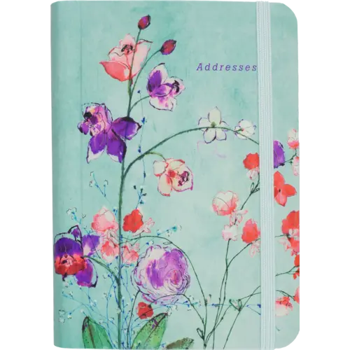 Peter Pauper Press Fuchsia Blooms Address Book   Peter Pauper Press Fuchsia Blooms Address Book