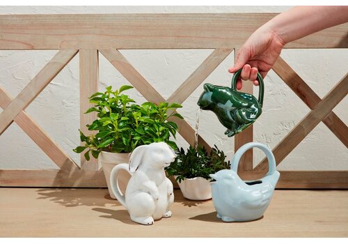  Mud Pie Stoneware Mini Watering Can 