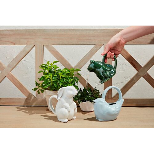  Mud Pie Stoneware Mini Watering Can 