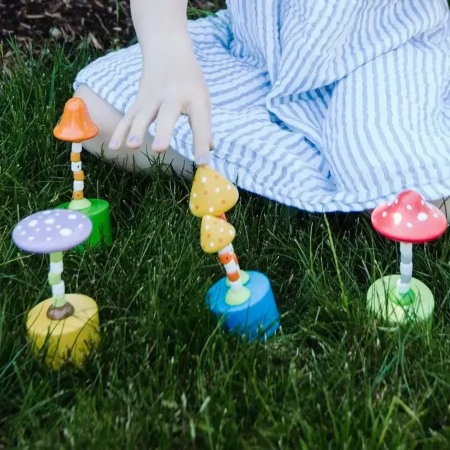 Magical Mushroom Push Puppet