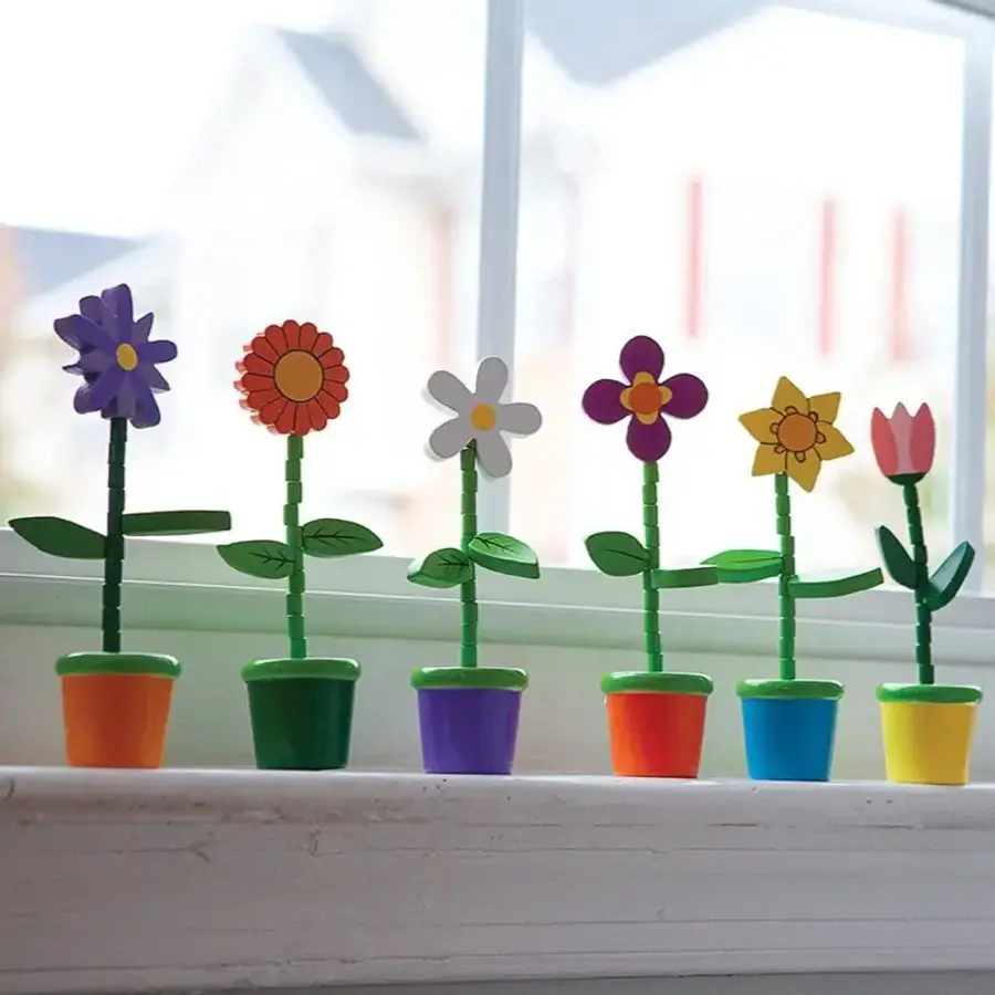 Flower Push Puppet