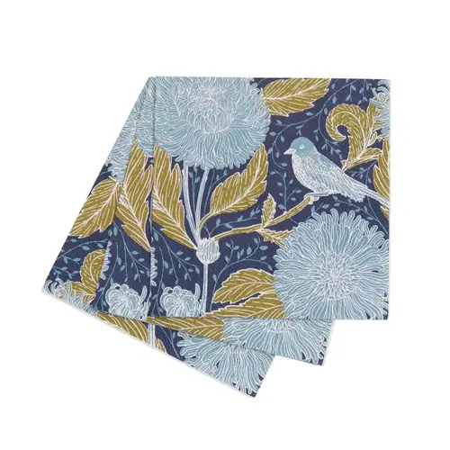 Rockflowerpaper Chrysanthemum Bird Paper Napkins 