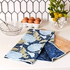 Rockflowerpaper Chrysanthemum Bird Tea Towel