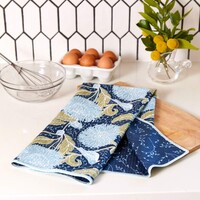 Chrysanthemum Bird Tea Towel