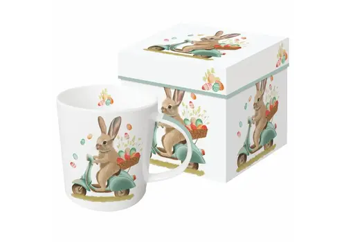  Paper Products Design Bunny Dash Mug in a Box 