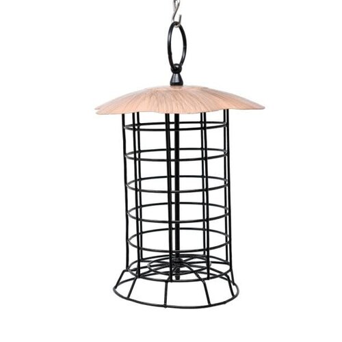 Copper Roof Suet Log Feeder 