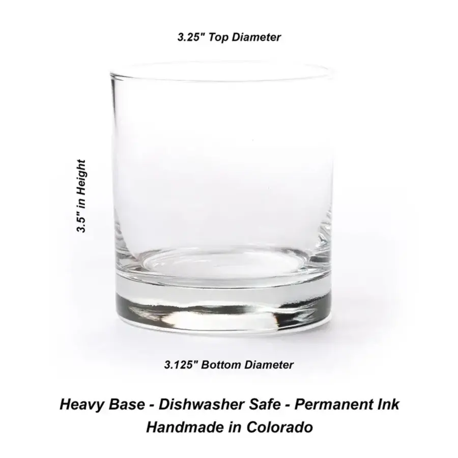 Full Moon Whiskey Glass