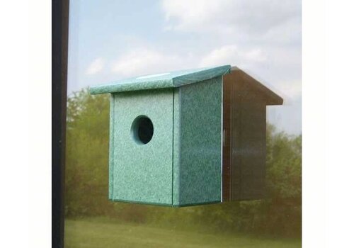 Recycled Plastic Nest View Window Bird House   Recycled Plastic Nest View Window Bird House