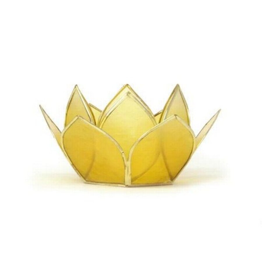 Mini Gemstone Lotus Tea Light Holder