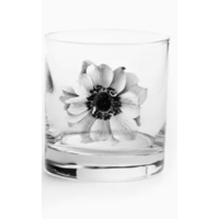 Poppy Flower Whiskey Glass