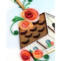 Birdhouse Quilling Card