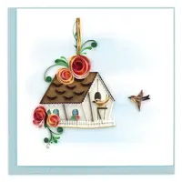Birdhouse Quilling Card