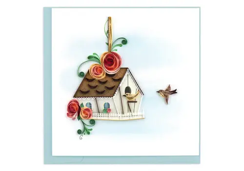  Quilling Cards Birdhouse Quilling Card 