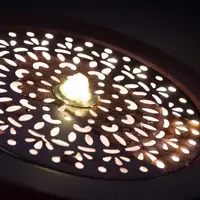 Pierced Copper Tall Fountain