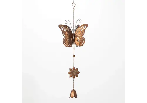 Sullivans Large Metal Butterfly Chime 
