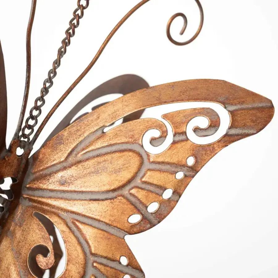 Large Metal Butterfly Chime