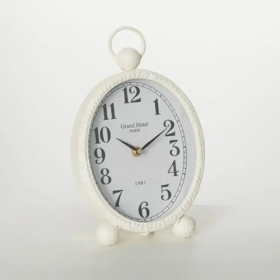 White Desk Clock