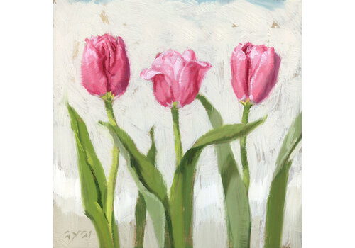  Sullivans Tulip Trio Giclee Wall Art 5" x  5" 