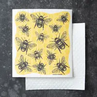 Bees Swedish Dishcloth