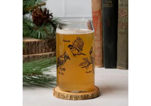  Counter Couture Bird Beer Can Glass 