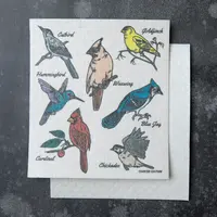 Birds Swedish Dishcloth