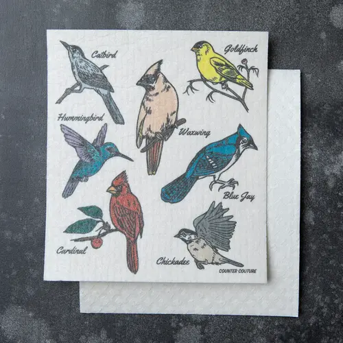  Counter Couture Birds Swedish Dishcloth 