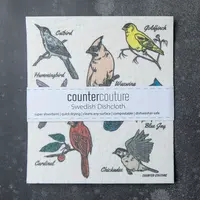 Birds Swedish Dishcloth